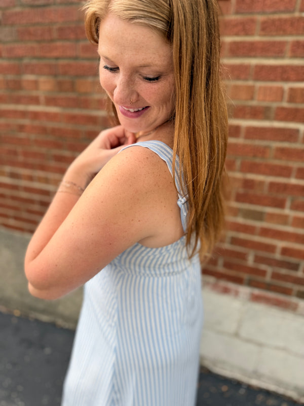 Camden Button Down Midi Dress