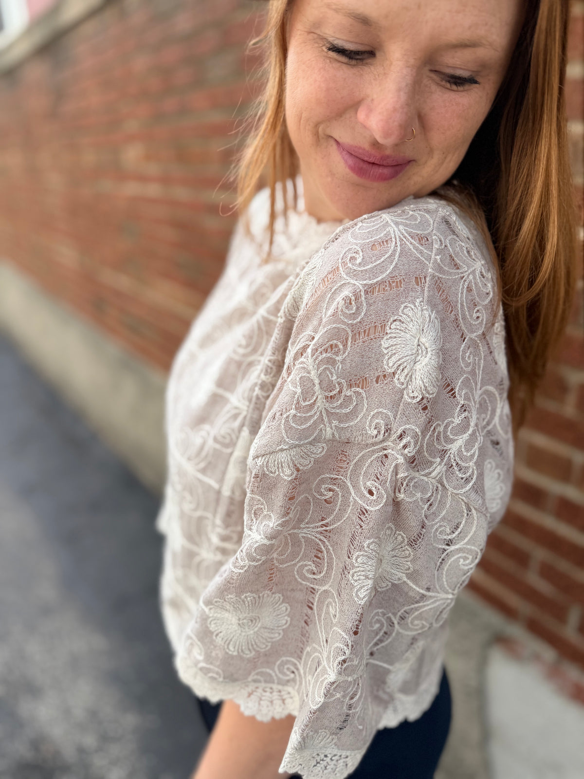 Heirloom Bloom Knit Top