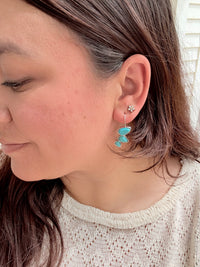 Turquoise Stone Dangle Earring