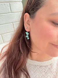 Turquoise Stone Dangle Earring