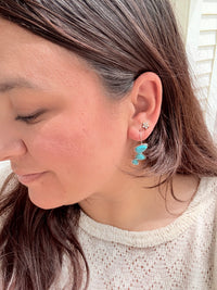 Turquoise Stone Dangle Earring