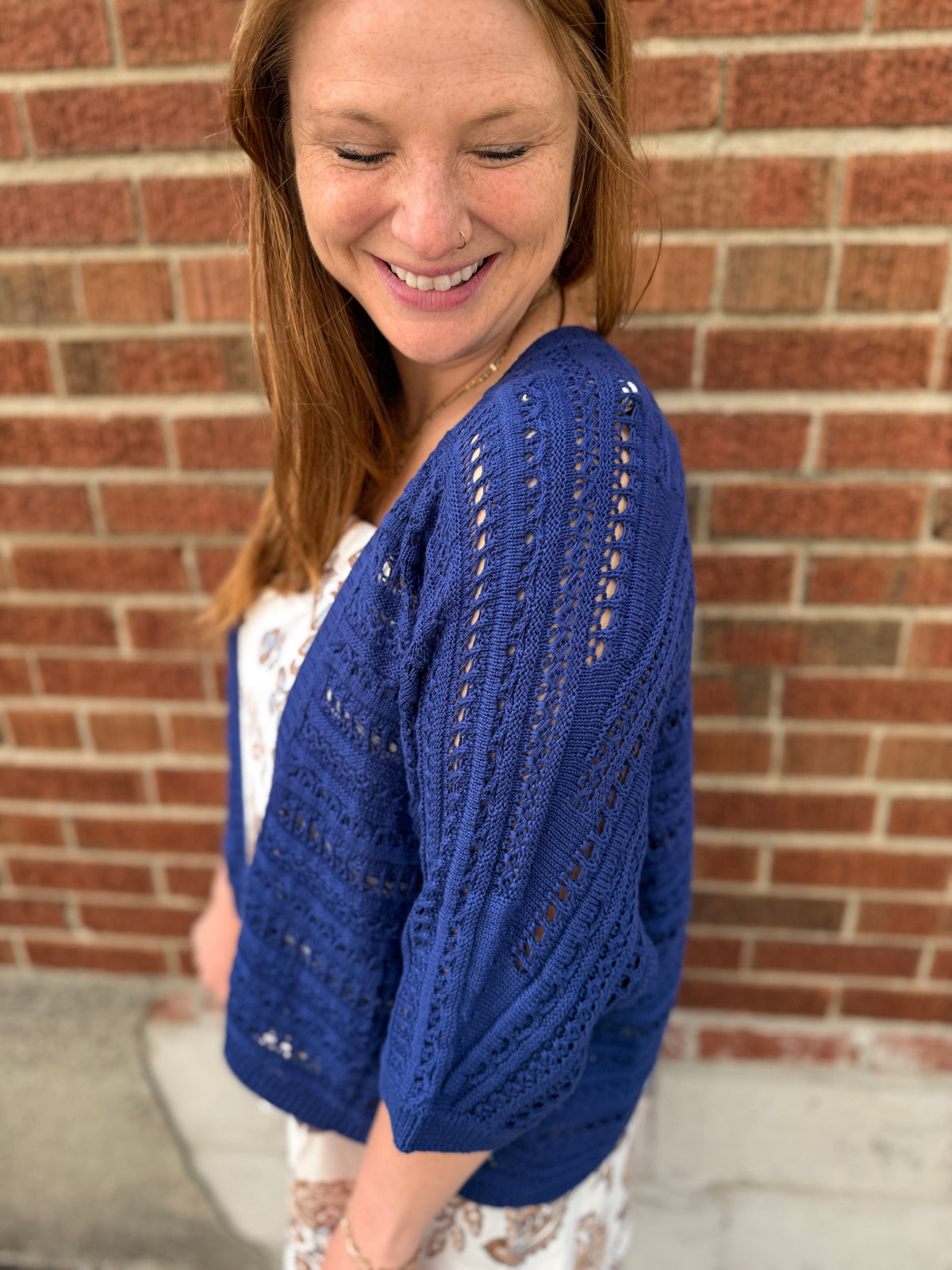 Blue Horizon Knit Cardigan