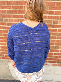 Blue Horizon Knit Cardigan