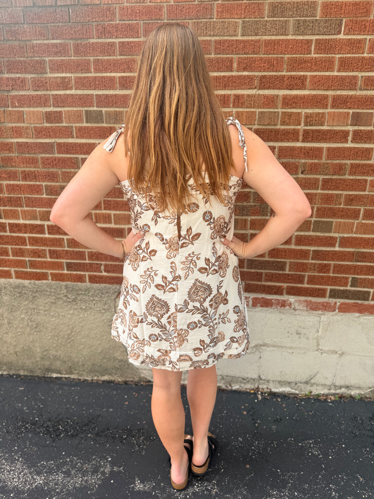 Paisley Petals Mini Dress