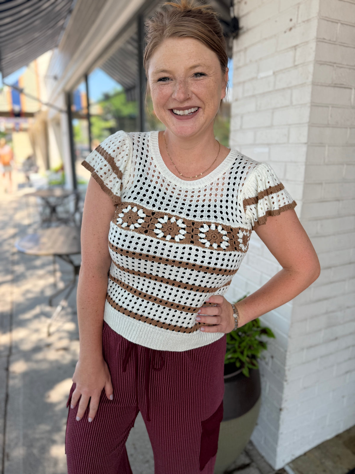 Eva Crocheted Top