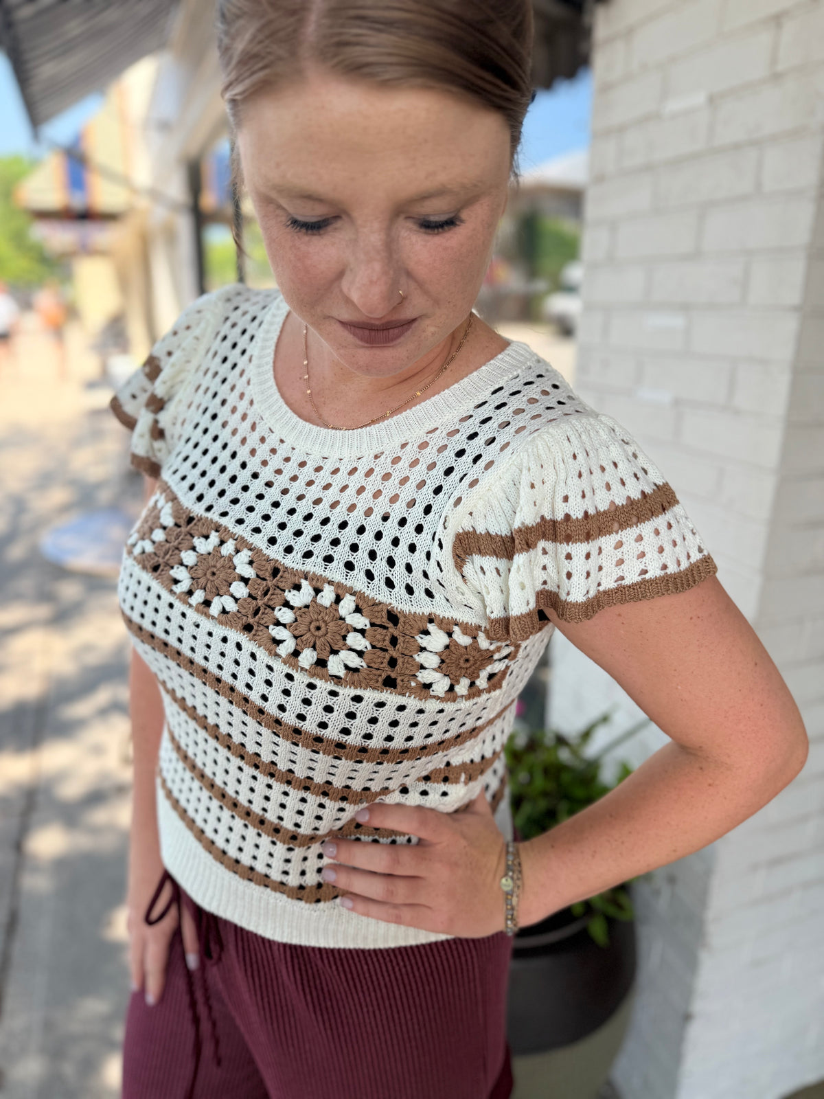 Eva Crocheted Top
