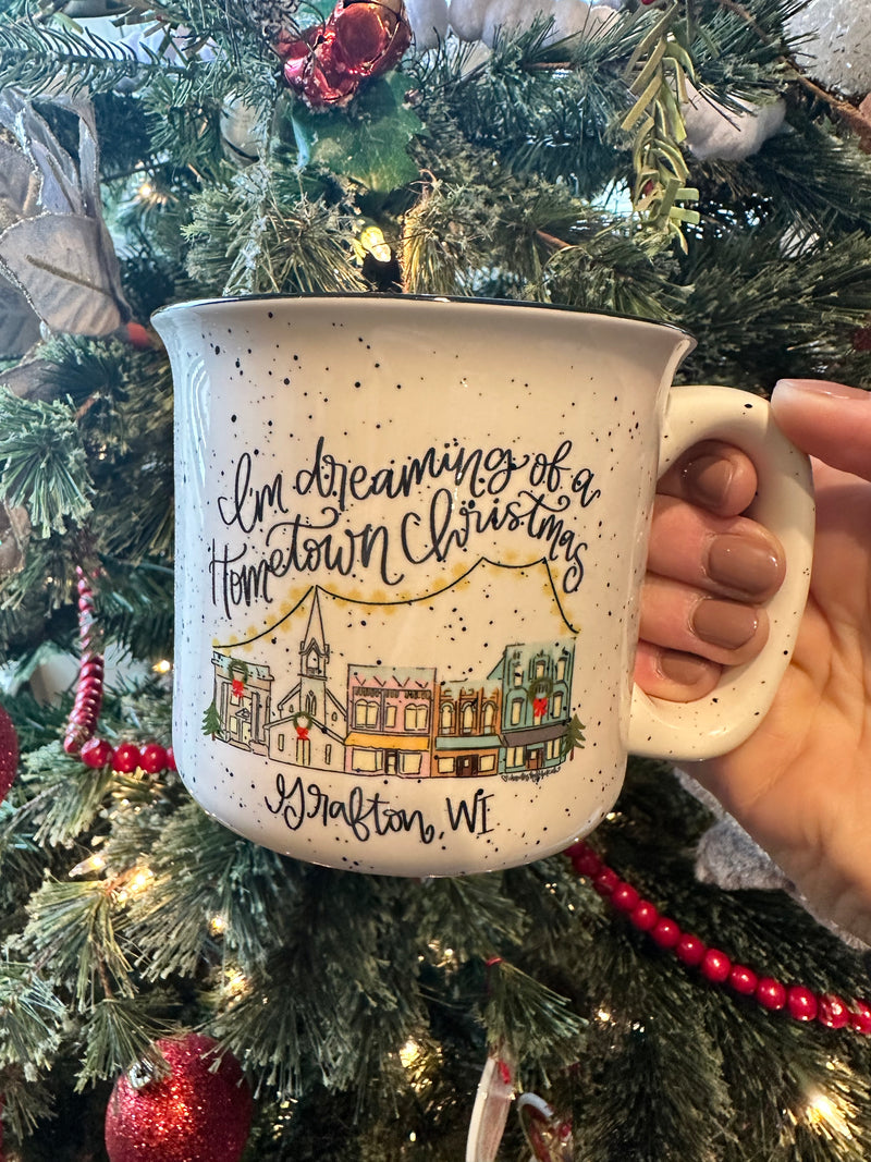 Dreaming of A Hometown Christmas Mug - Grafton PREORDER