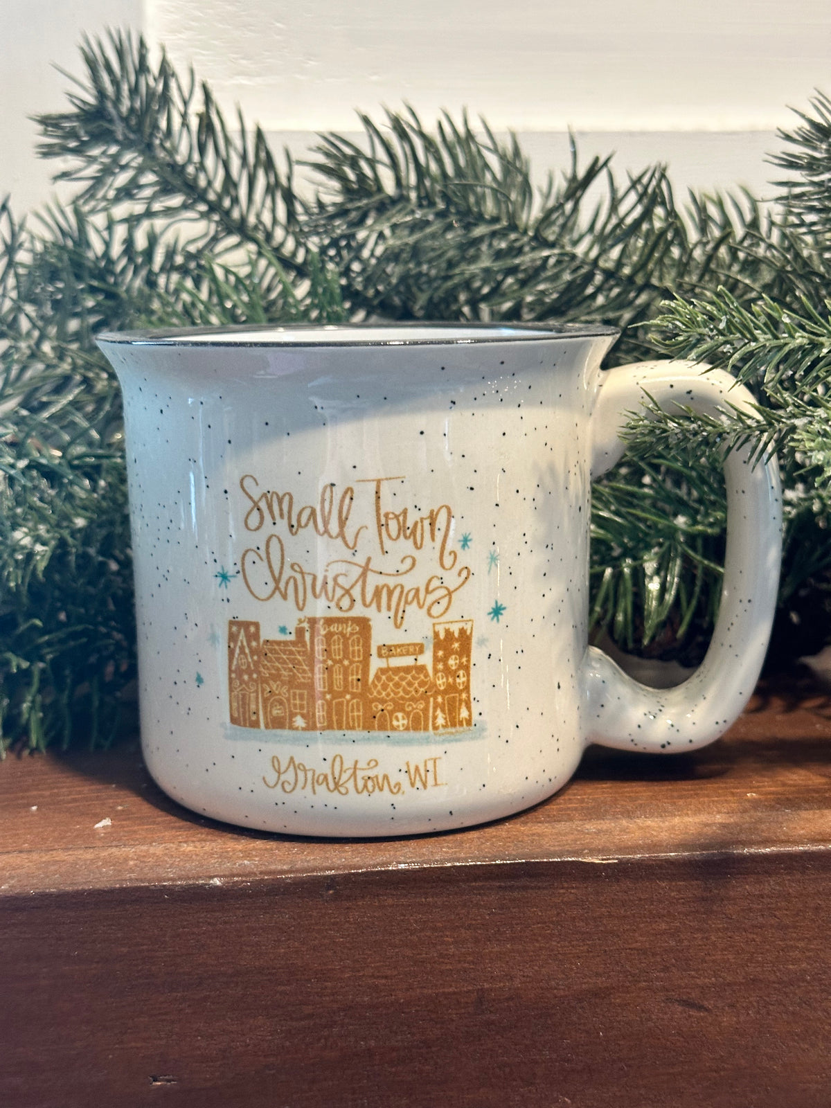 Small Town Christmas Gingerbread Mug - Grafton