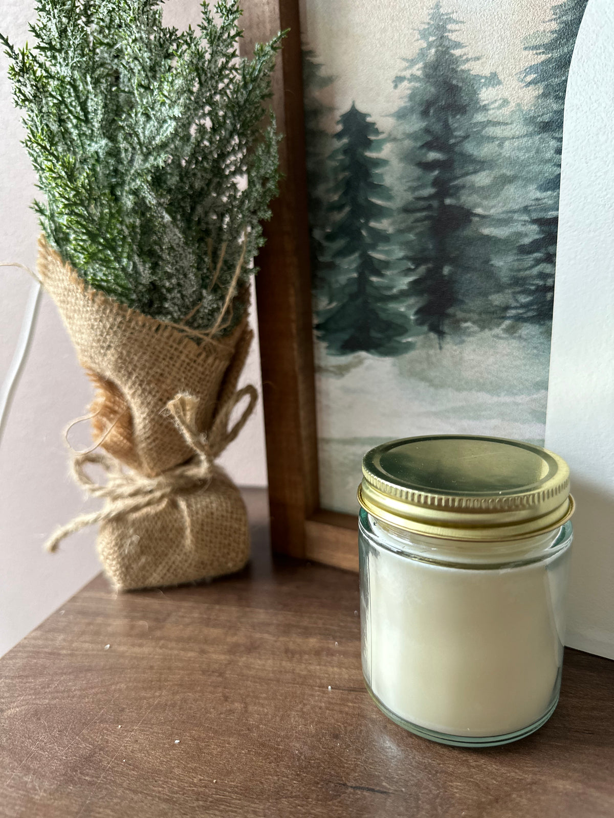 Christmas Tree Candle Jars