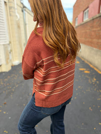 Striped Breezy Knit Sweater