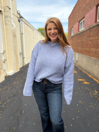 Soft Spoken Blue Sweater