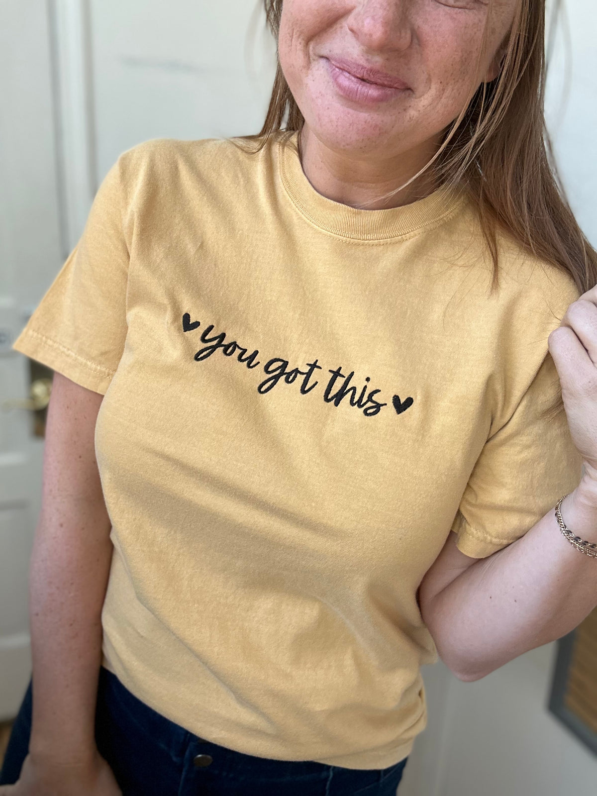 You Got This Embroidered Tee