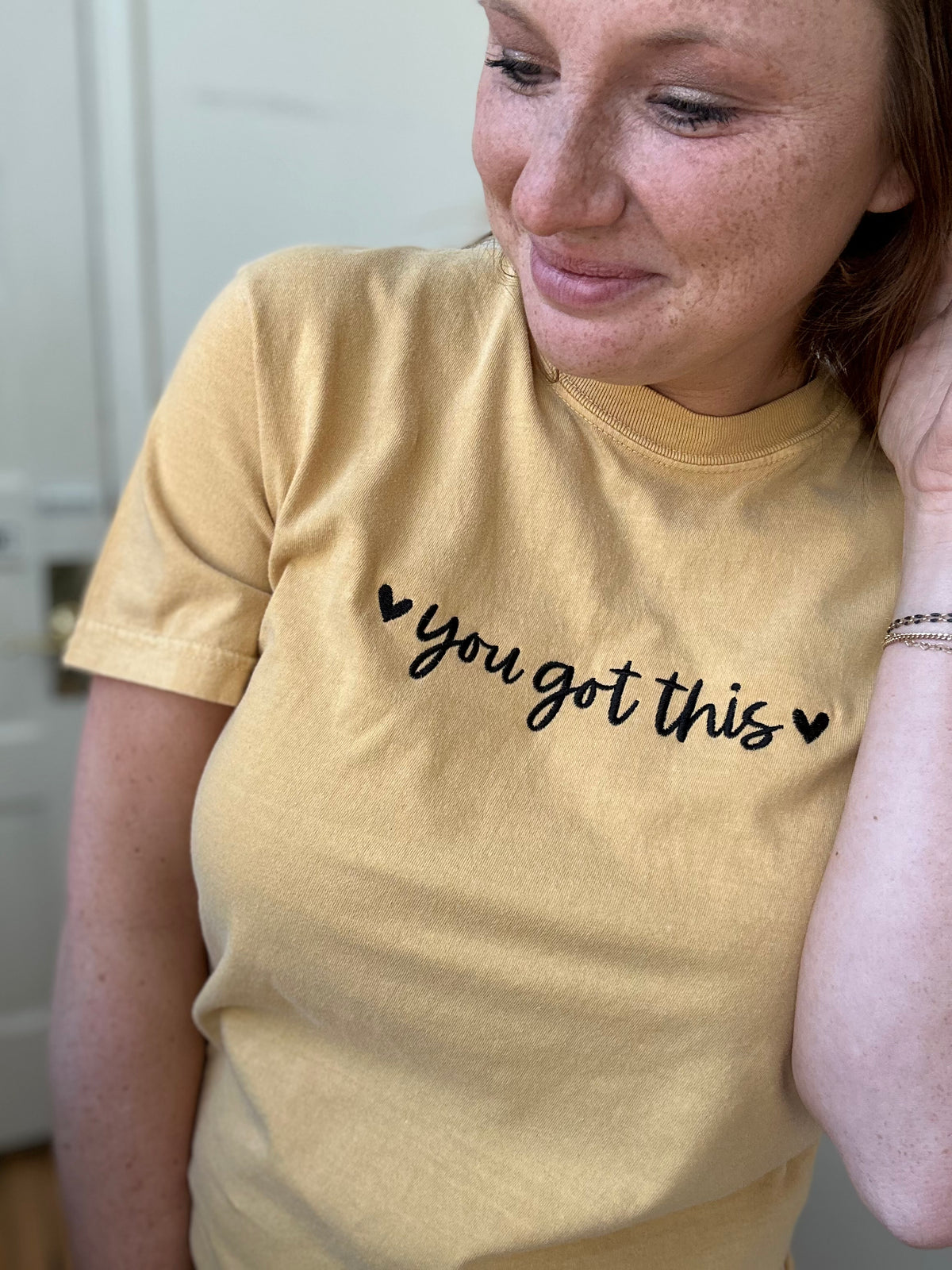 You Got This Embroidered Tee
