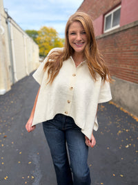 Ivory Haven Cape Cardigan
