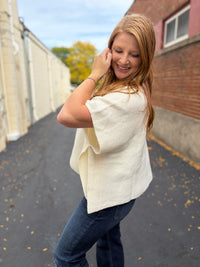 Ivory Haven Cape Cardigan