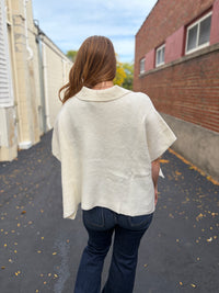 Ivory Haven Cape Cardigan