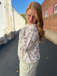 Faded Floral Top