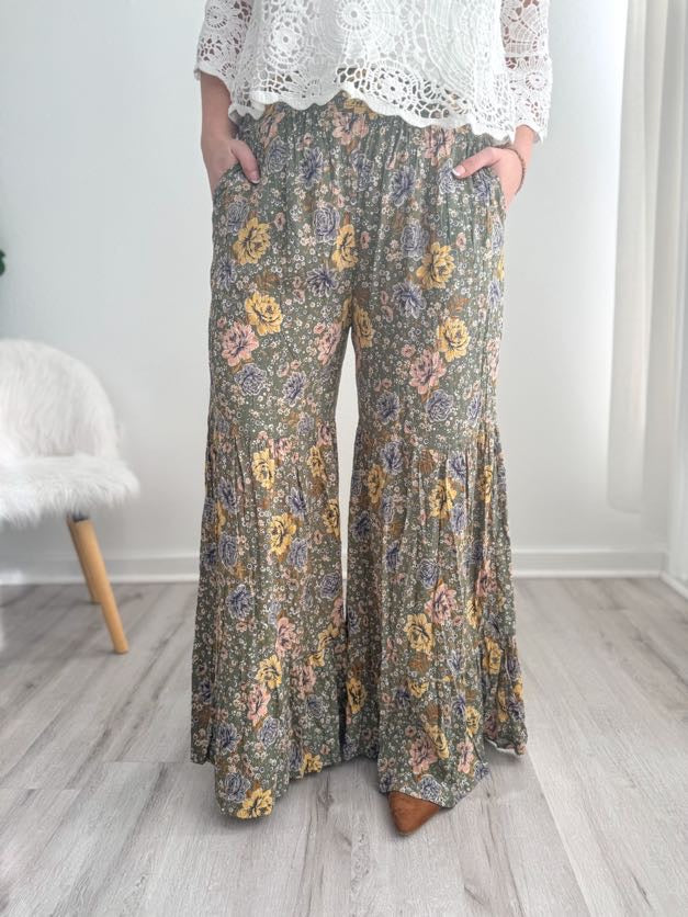 Wildflower Walk Tiered Pant