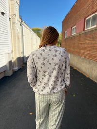 Faded Floral Top