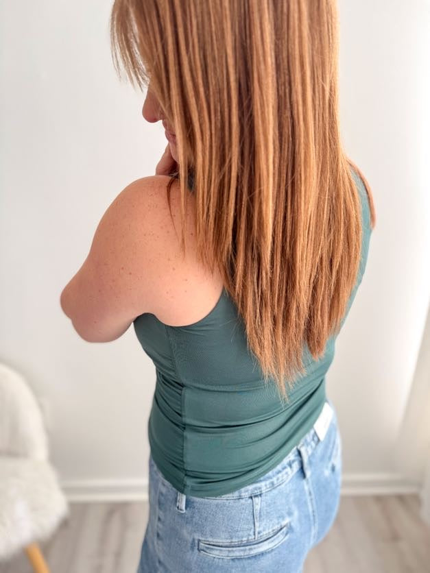 The Simplicity Sleeveless Top - Sage