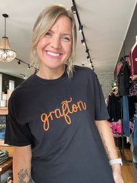 Grafton Embroidered Center Tee