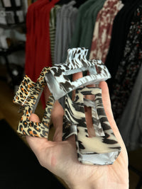 Animal Print Claw Clips