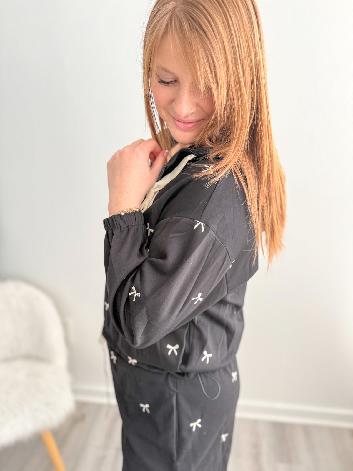 Bow Lounge Zip Up