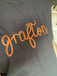 Grafton Embroidered Center Tee