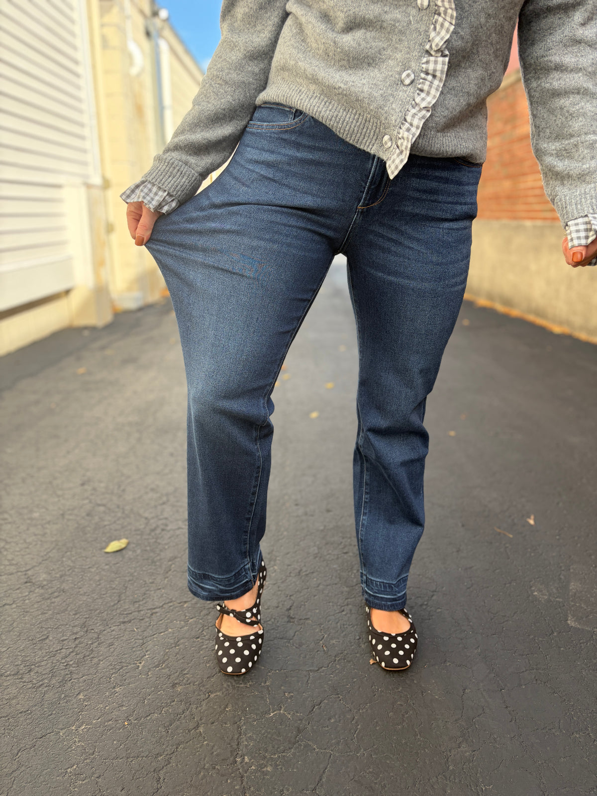 Everyday High Rise Straight Leg Jeans