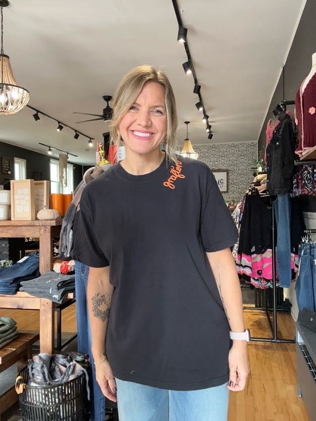 Grafton Embroider Neckline Tee