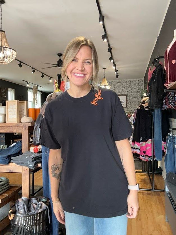 Grafton Embroider Neckline Tee