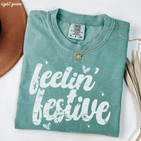 Feelin' Festive Tee - Green