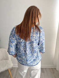 Robin Floral Baby Doll Top