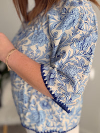 Robin Floral Baby Doll Top