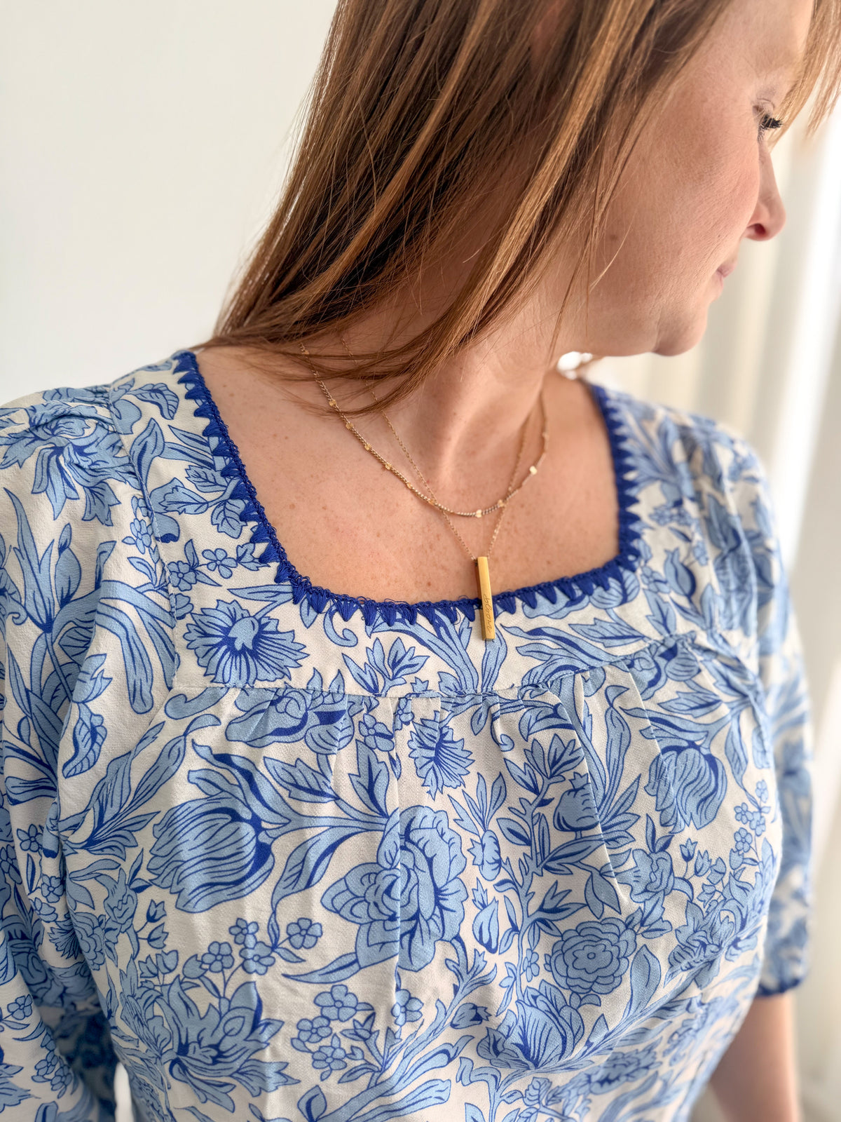 Robin Floral Baby Doll Top