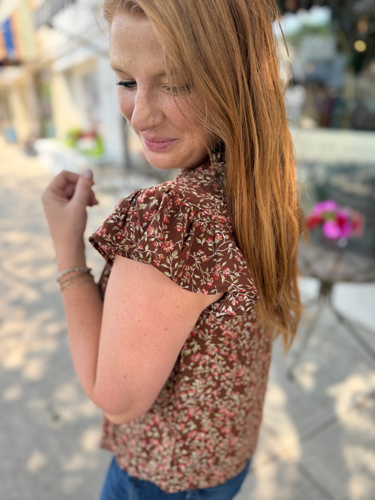 Raiden Floral Top