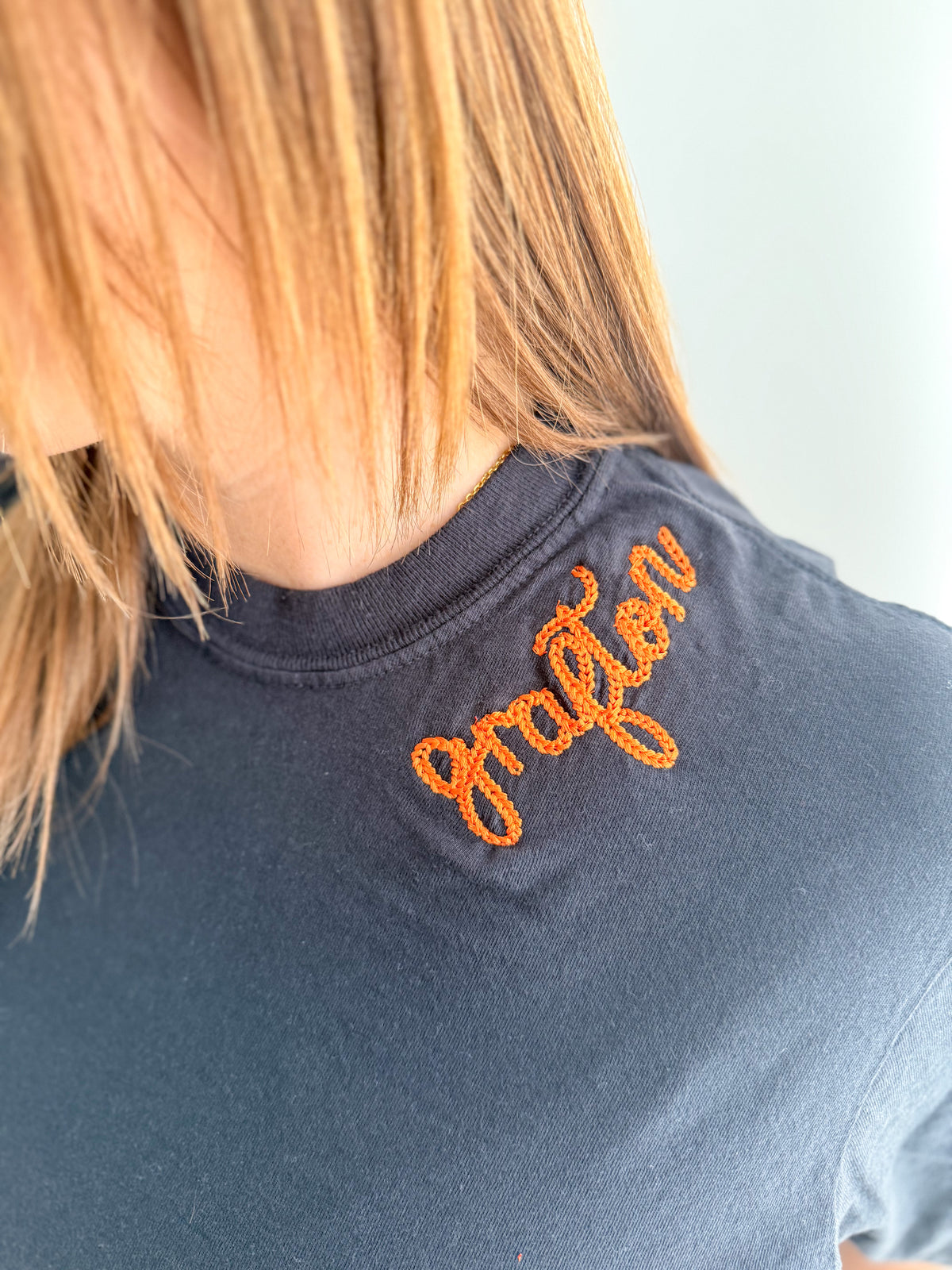 Grafton Embroider Neckline Tee