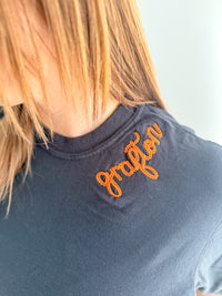 Grafton Embroider Neckline Tee