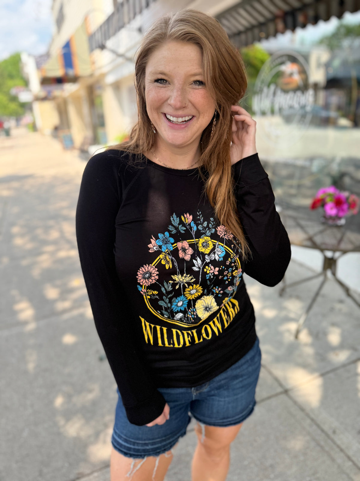 Wildflowers French Terry Pullover