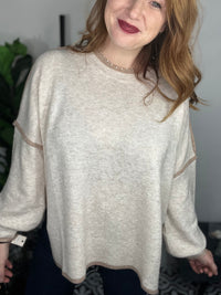 Taupe Tranquility Sweater