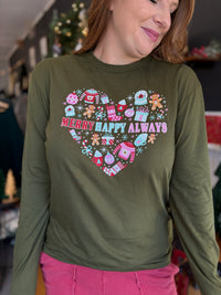 Merry Happy Always Graphic Shirt