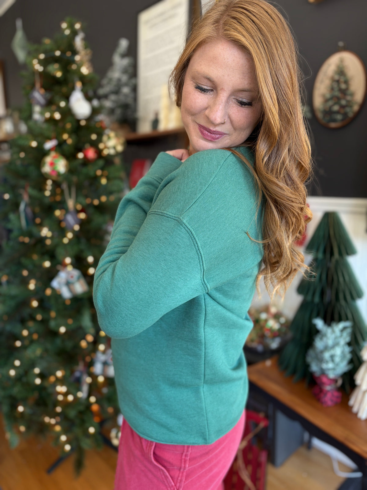 Just A Girl Who Loves Christmas Sweatshirt