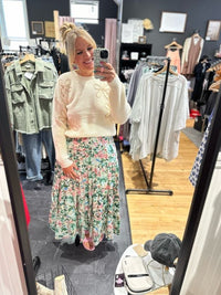 Clara Floral Maxi Skirt*