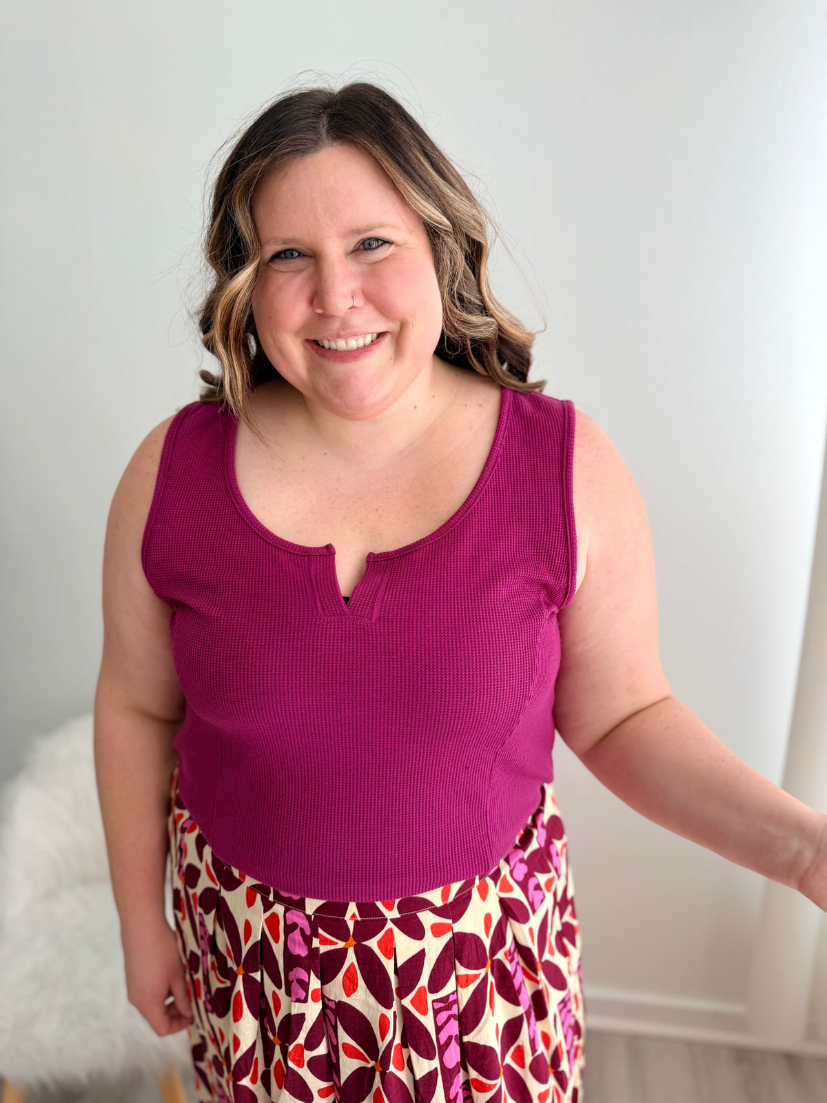 Magenta Simplicity Tank