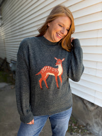 Bambi Mock Neck Sweater