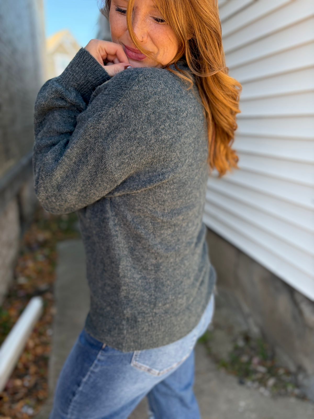 Bambi Mock Neck Sweater