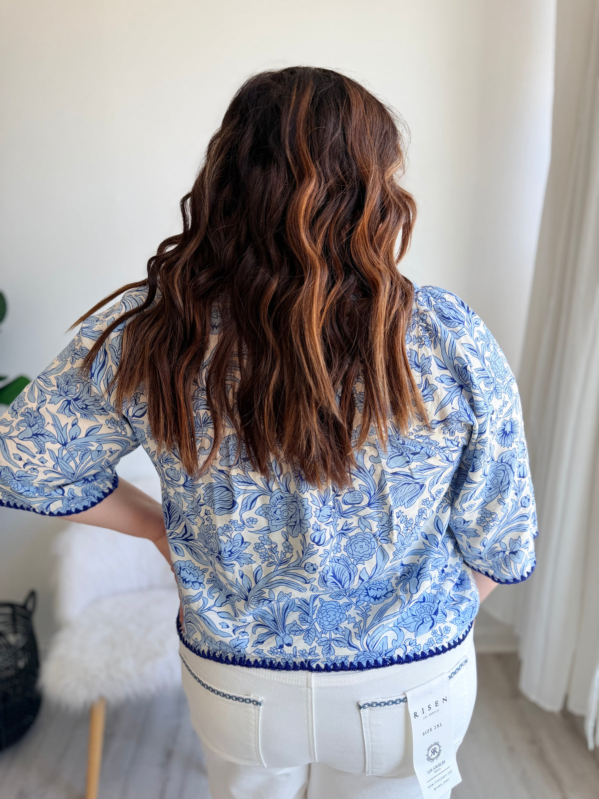 Robin Floral Baby Doll Top