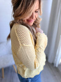 Sunbeam Scallop Knit Sweater