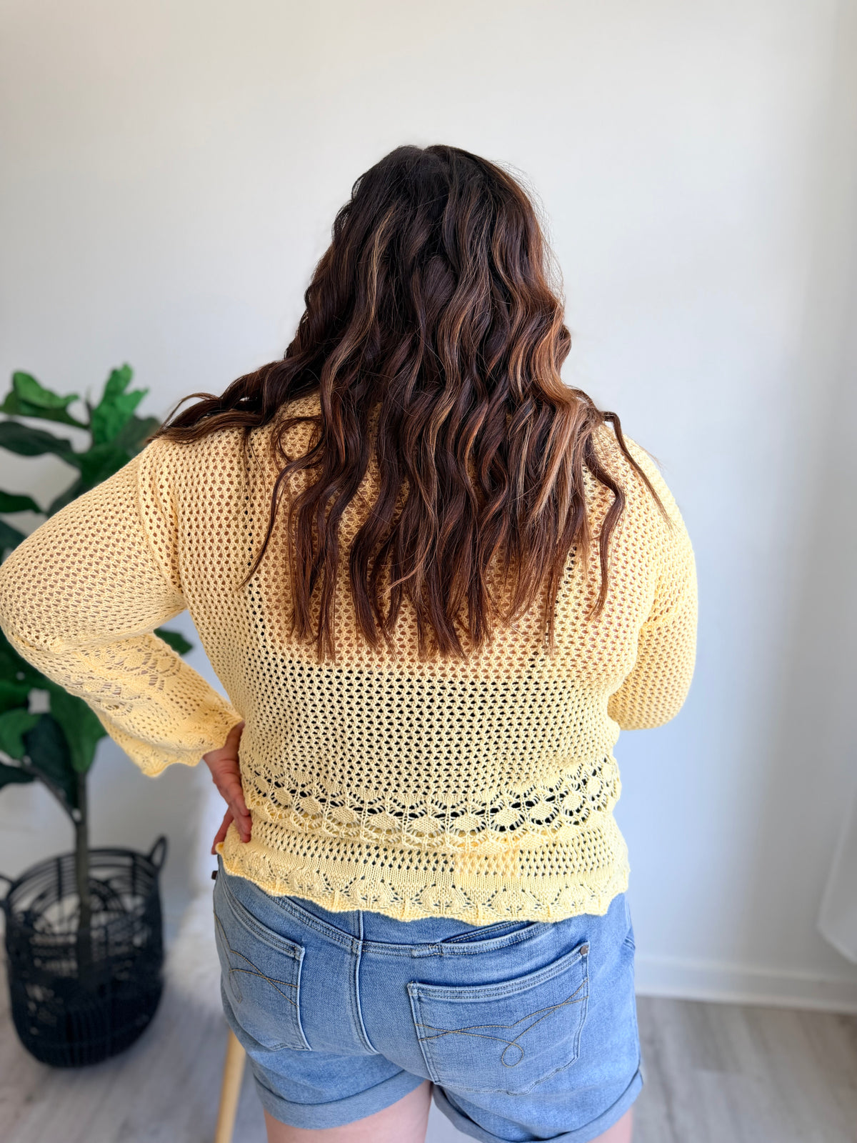 Sunbeam Scallop Knit Sweater