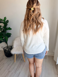 Soft Lightweight Ivory Sweater